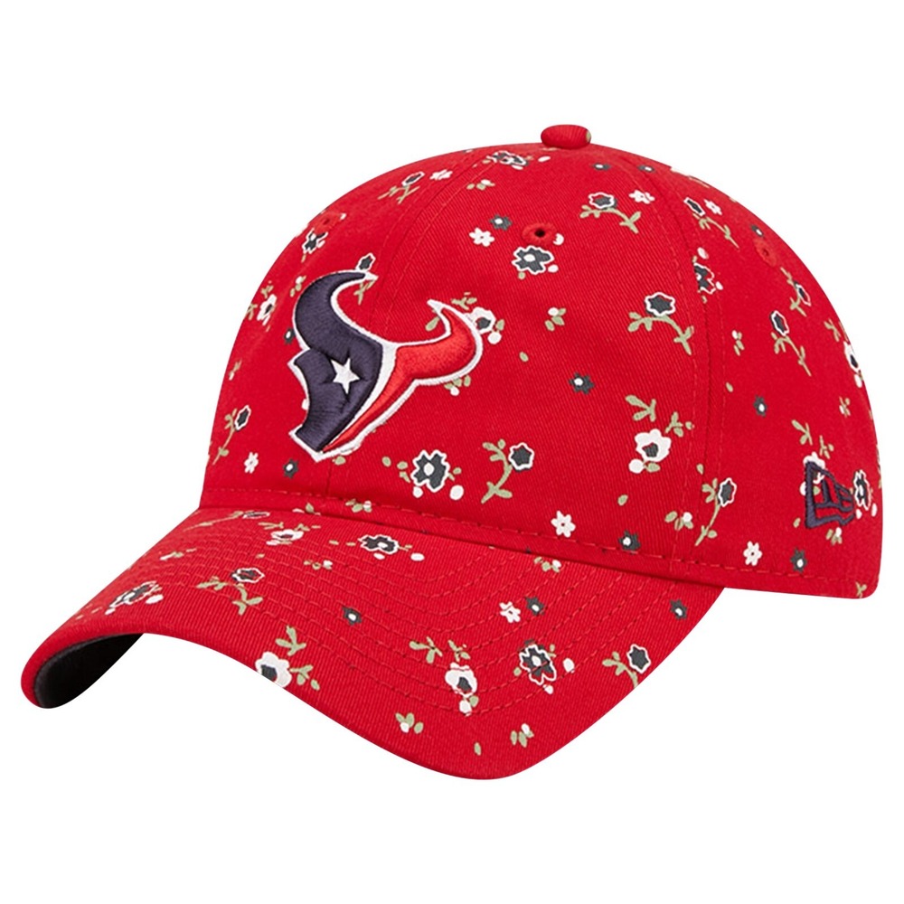 New Era 9TWENTY NFL Houston Texans Ladies Floral Gridiron Glow Adjustable Cap